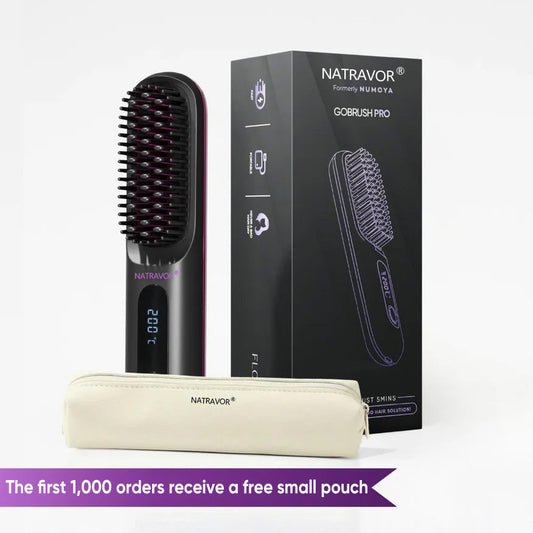🏆 The Short Hair Specialist! The first smart styling comb designed specif  💖(Type-C charging design)
