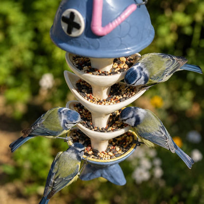 🐦Creative Fish Skeleton Hanging Bird Feeder