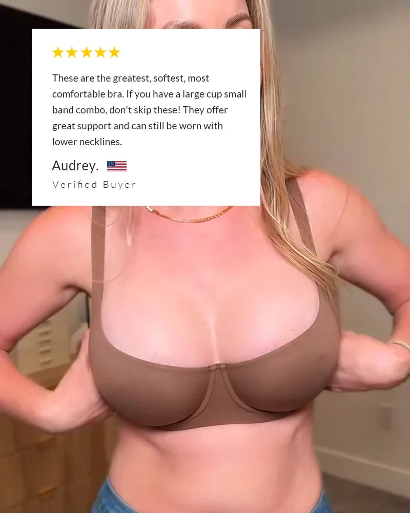 🔥Last Day 50% OFF🔥 - Underwire Support Seamless Balconette Bra