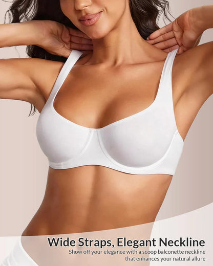 🔥Last Day 50% OFF🔥 - Underwire Support Seamless Balconette Bra