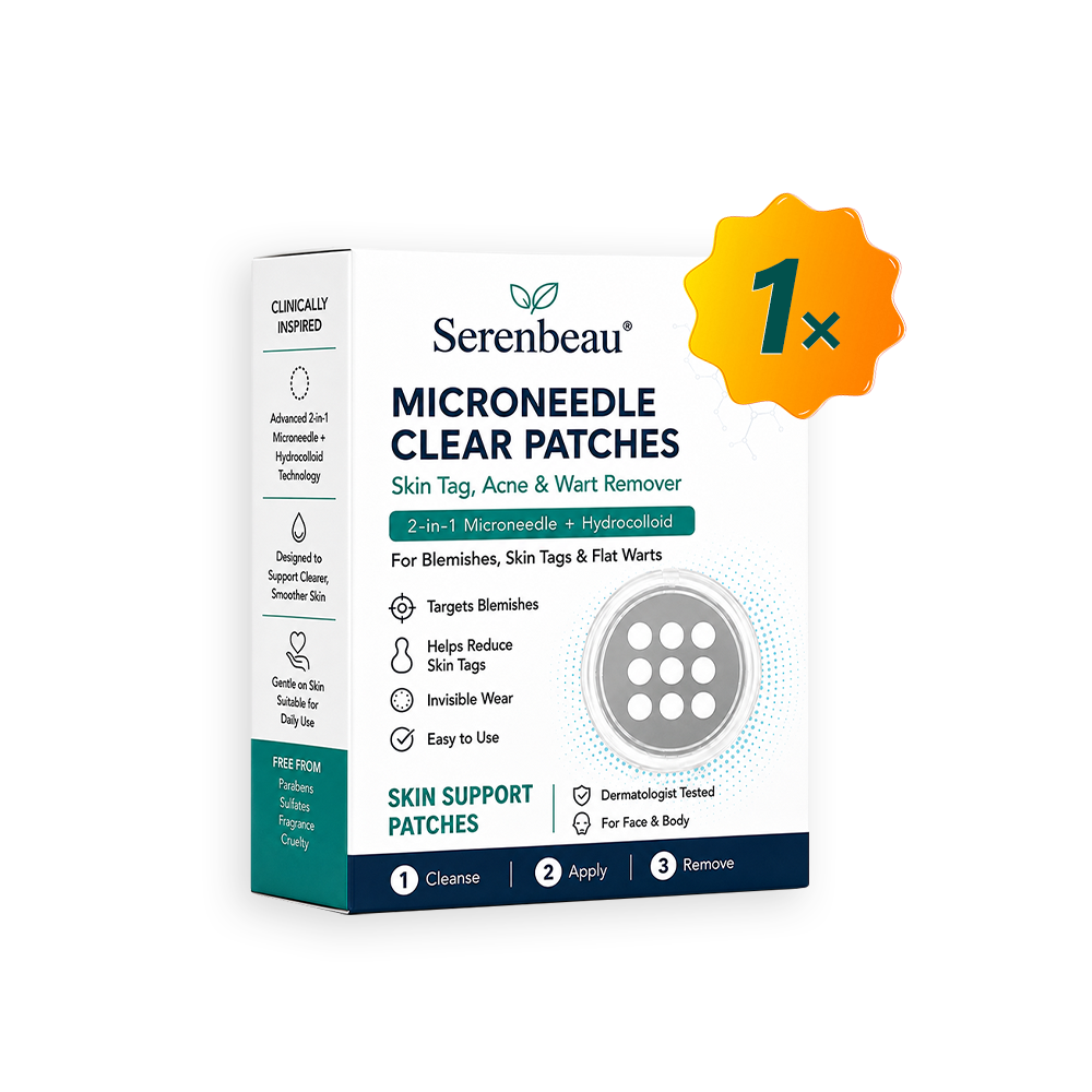 🔥Serenbeau®2-in-1 Microneedle & Hydrocolloid Patch🍀