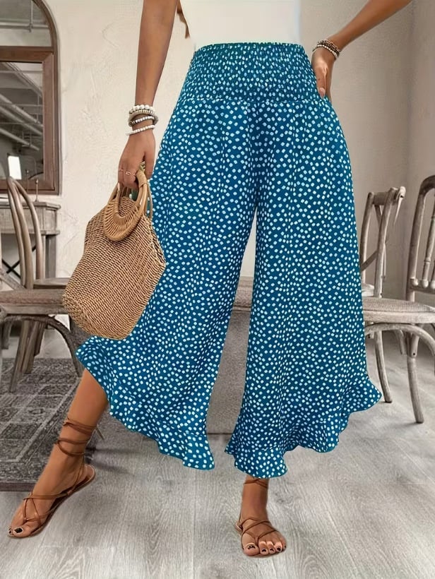 🌓Last Day 49% OFF👖Women’s Flowy High Waist Wide-Leg Pants – Slimming, Comfy & Chic🌺