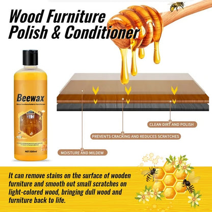 🔥Hot sale 49% OFF - 🍯Beeswax Wood Floor & Furniture Cleaner | Stain Remover, Polish & Conditioner | 100ml