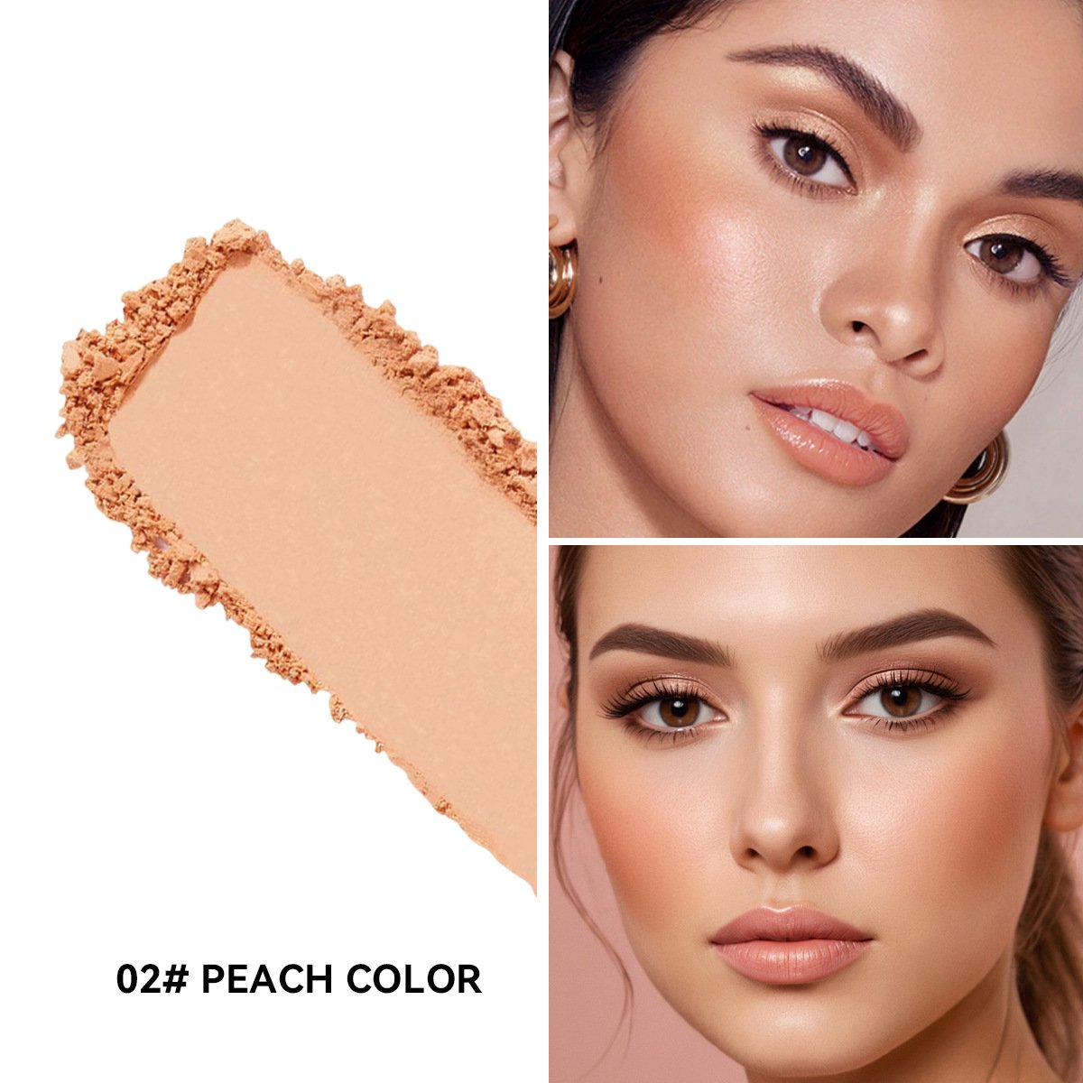3-Piece Lazy Blush Set – Effortless Radiance in Seconds Quick, Natural-Looking Blush  Built-in Mirror 🪞