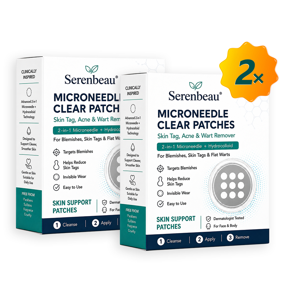 🔥Serenbeau®2-in-1 Microneedle & Hydrocolloid Patch🍀