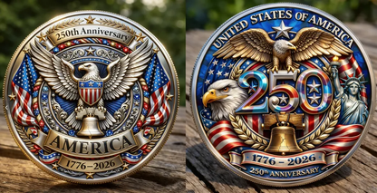 🏆New Year 60% OFF- U.S 250th Anniversary Commemorative Metal Medal