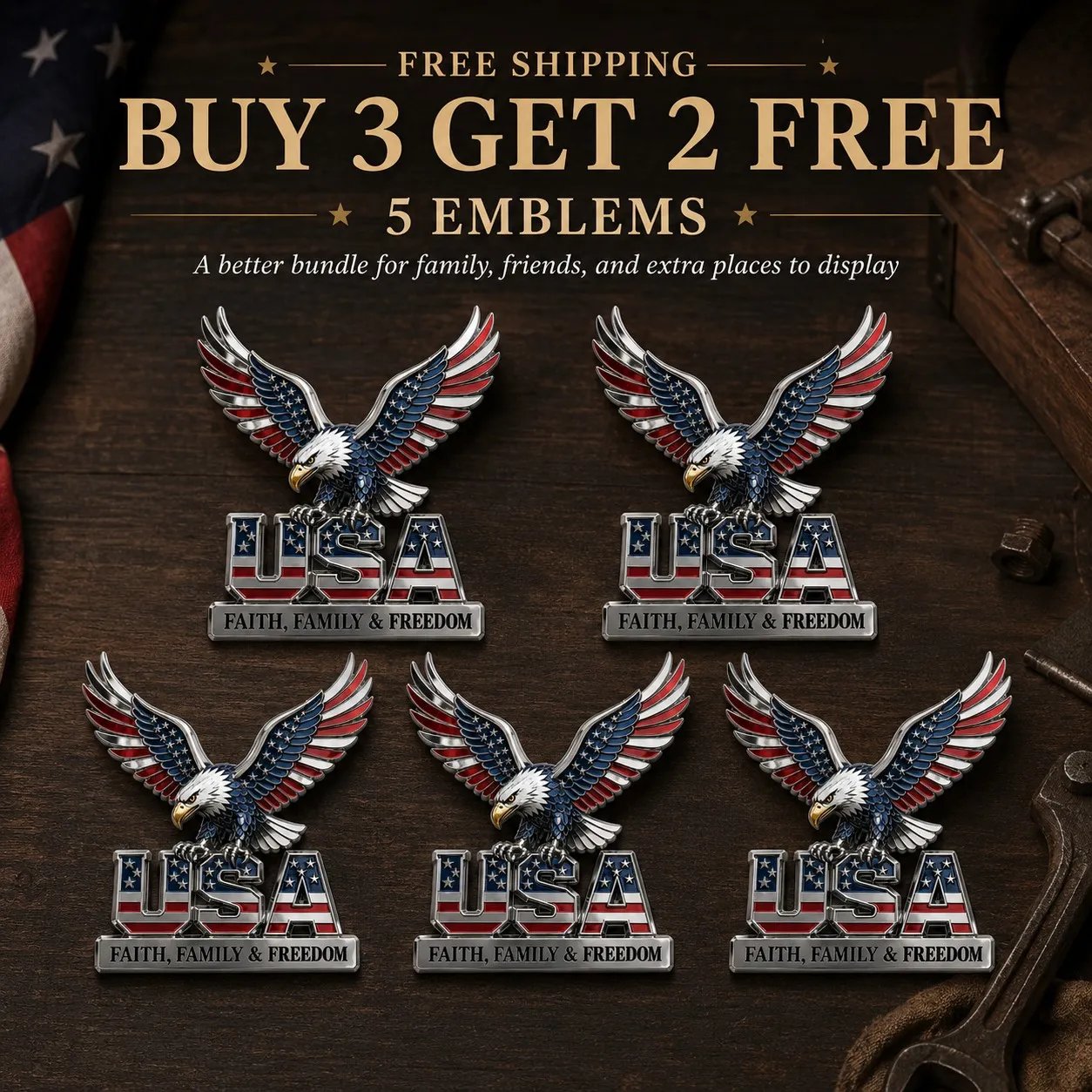 🔥Buy 4 Emblems - Perfect Set of Four Items