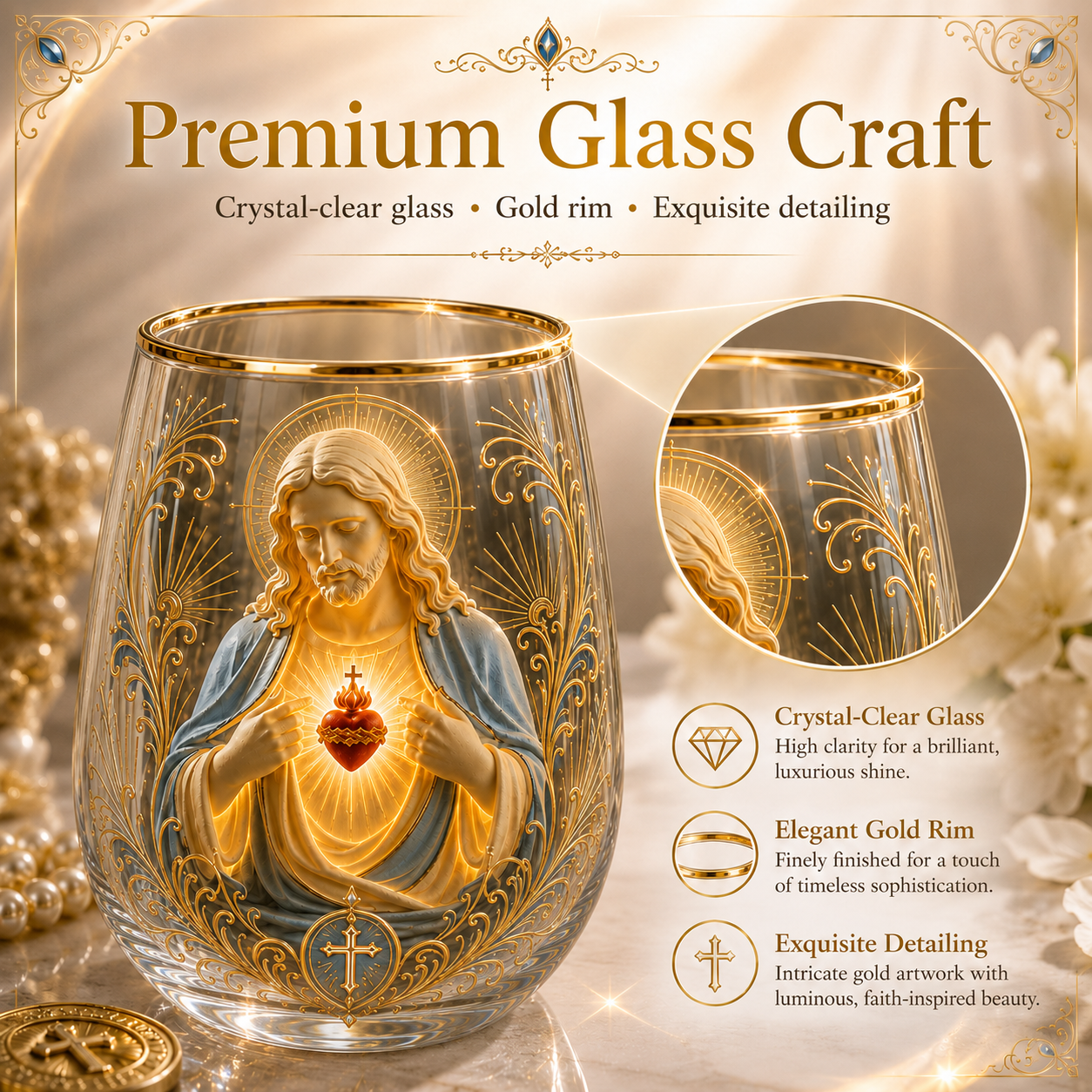 ✨ 2026 Limited Edition Faith Glass Cup 🙏☕