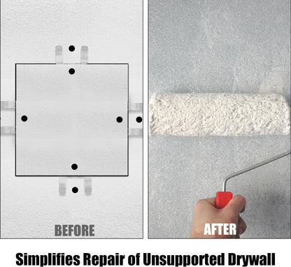 🔥Father’s Day 50% OFF🔥 - Drywall Repair Clips Kit - No-Stud Wall Patch Support
