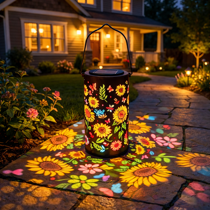 🌻Colorful Sunflower Glow Solar Garden Lantern