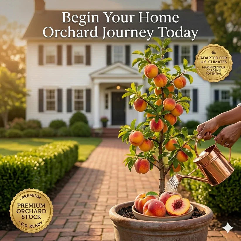 🍑 Peach Plant Kit | Sweet & Juicy Fruit for Your Home Orchard🏡