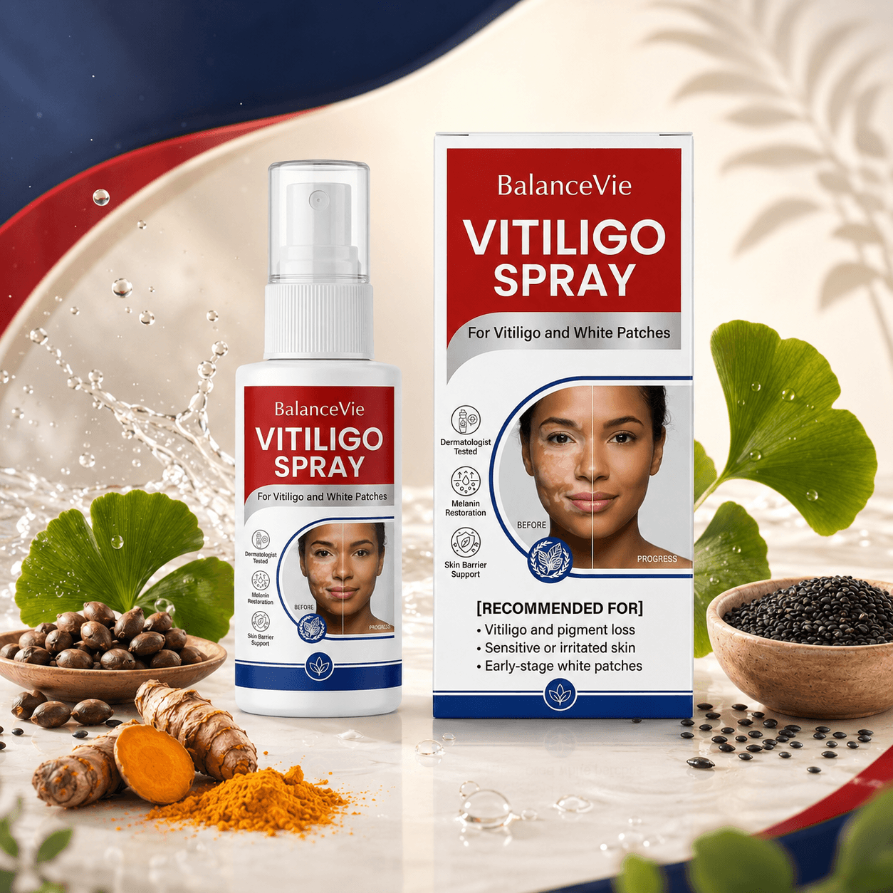 BalanceVie Vitiligo | Botanical Vitiligo Repigmentation Spray USA