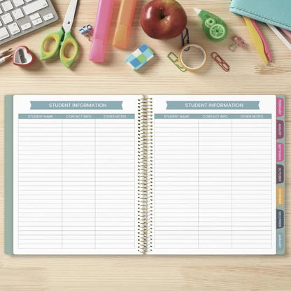 📚🧑‍🏫 2026-27 Teacher Planner | Interchangeable Cover ✨ Buy 2 Free Shipping (✨Hardcover)