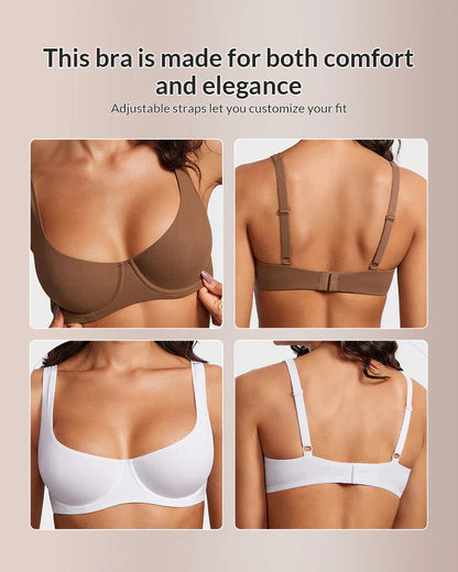 🔥Last Day 50% OFF🔥 - Underwire Support Seamless Balconette Bra