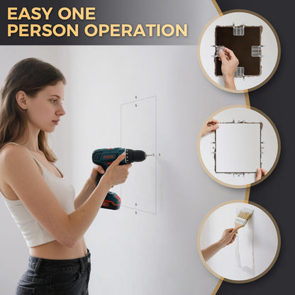 🔥Father’s Day 50% OFF🔥 - Drywall Repair Clips Kit - No-Stud Wall Patch Support
