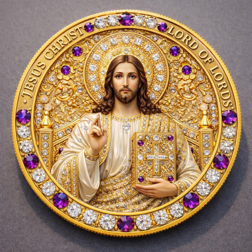 🏆Flash Sale 60% OFF - Jesus Christ & The Ten Commandments Commemorative Metal Medal