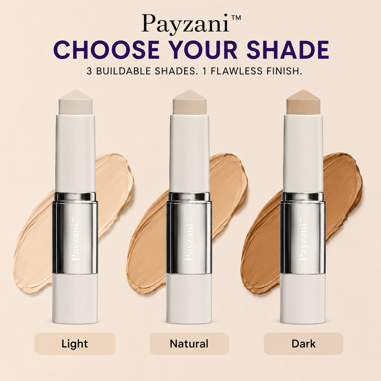 Payzani™ Korean Color-Changing Foundation stick