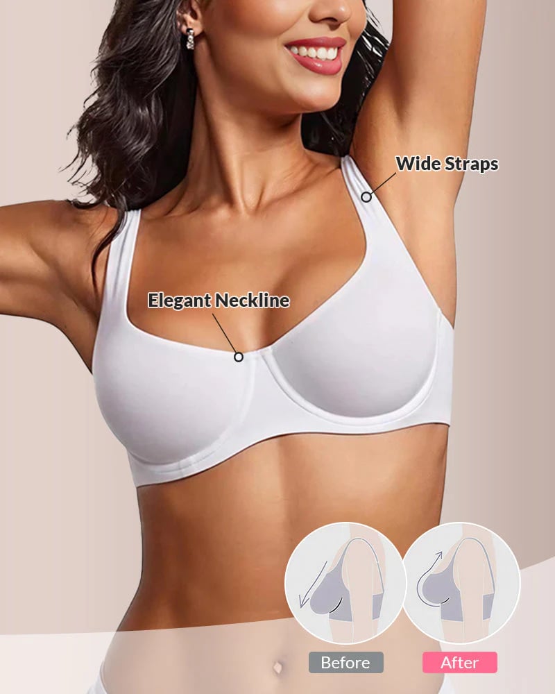 🔥Last Day 50% OFF🔥 - Underwire Support Seamless Balconette Bra