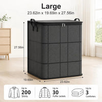 Large(23.62in x 19.69in x 27.56in)
