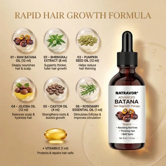 NATRAVOR® Advanced Batana Hair Regrowth Therapy