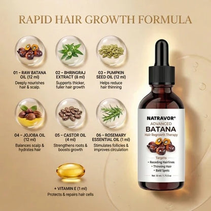 NATRAVOR® Advanced Batana Hair Regrowth Therapy