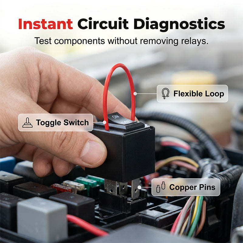 🔥Last Day 50% OFF - Automotive Relay Tester and Bypass Jumper Set🛠️