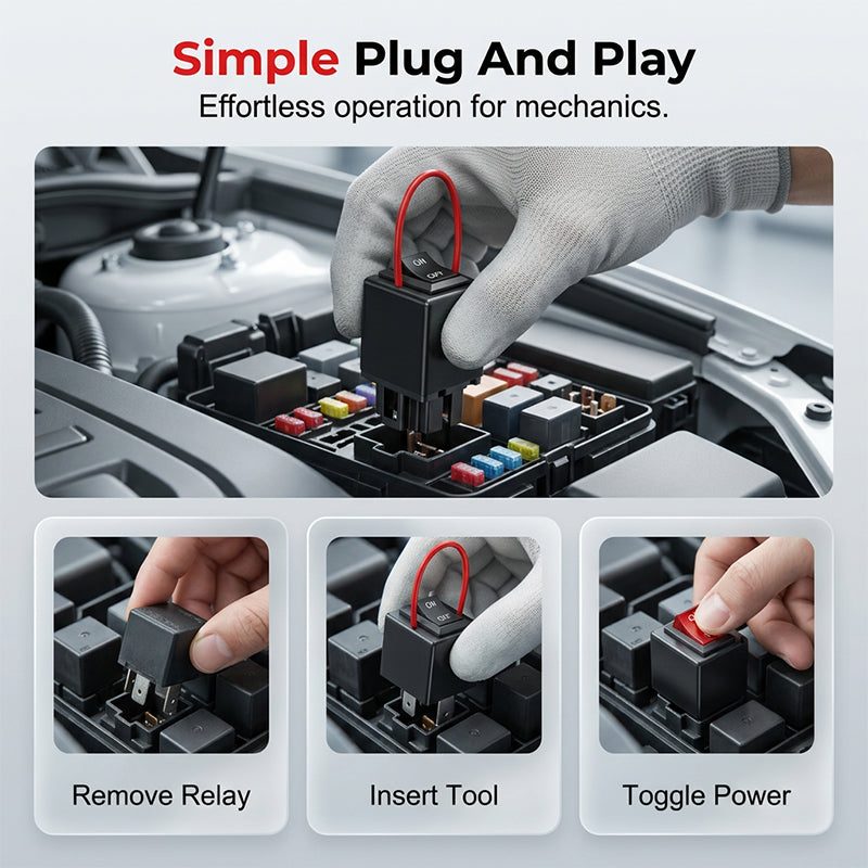 🔥Last Day 50% OFF - Automotive Relay Tester and Bypass Jumper Set🛠️